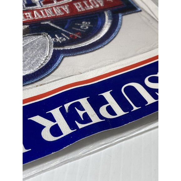 NFL Super Bowl XL Logo Willabee & Ward Patch Stat Card Pittsburgh Steelers - Picture 3 of 4